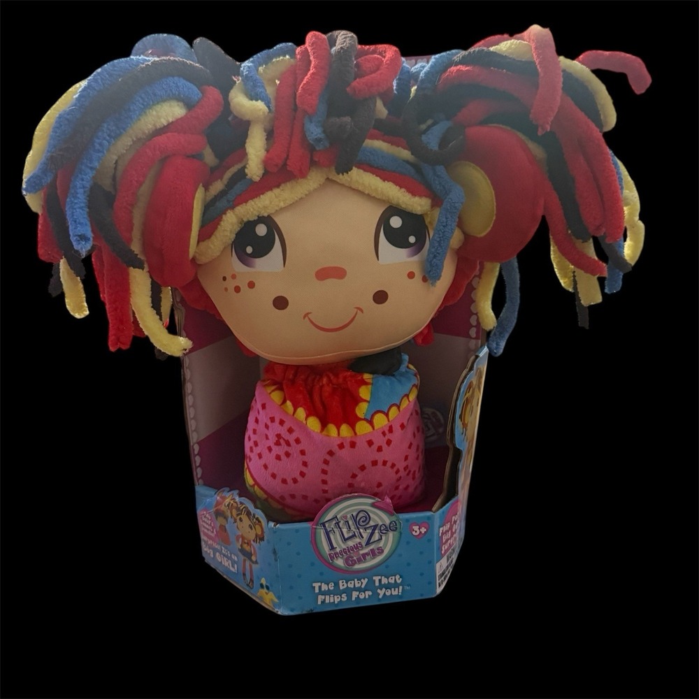 Jay@ Play Flip Zee Precious Girls "Lola" 2-in-1 plush doll switch Doll